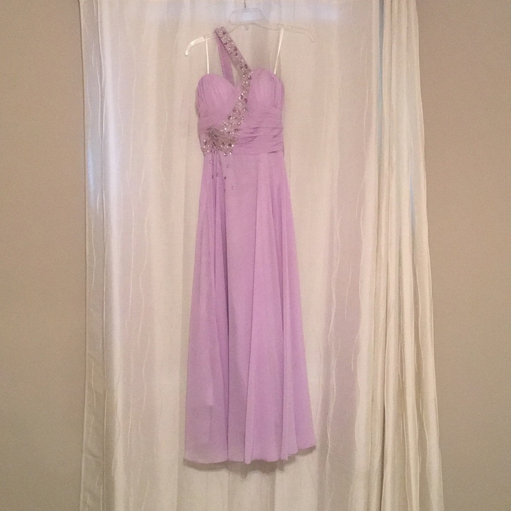 Purple prom dress